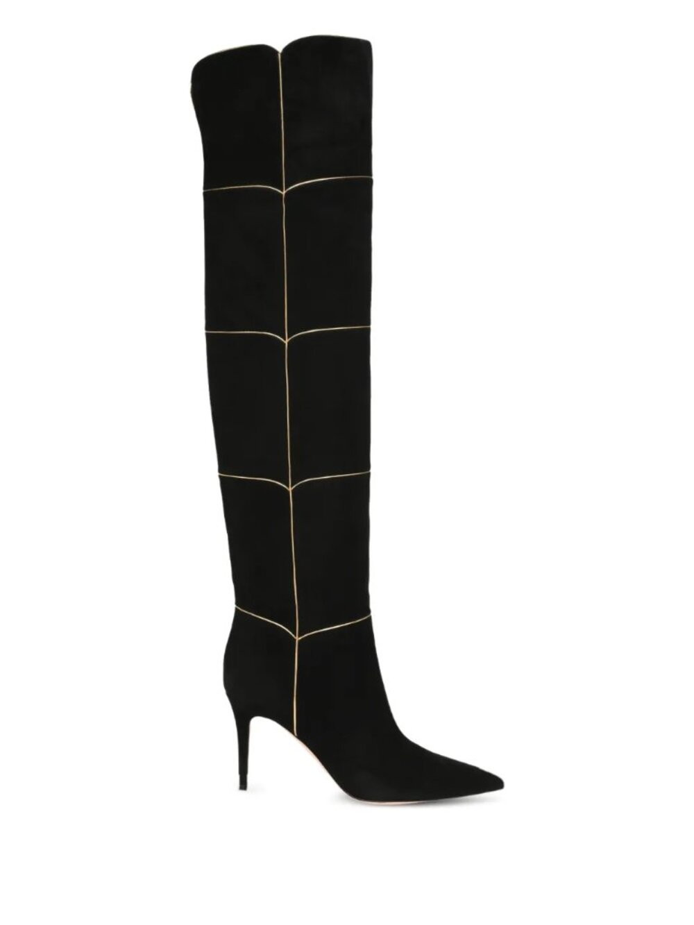 Gianvito Rossi 85mm Clarice Suede Over the Knee Boot